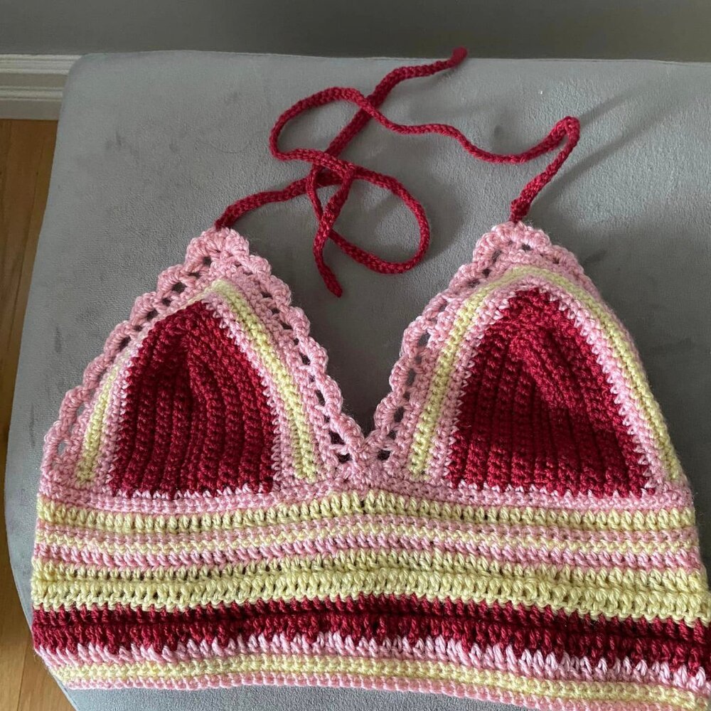 SALE ! 3 for $10!Crochet Crop Top